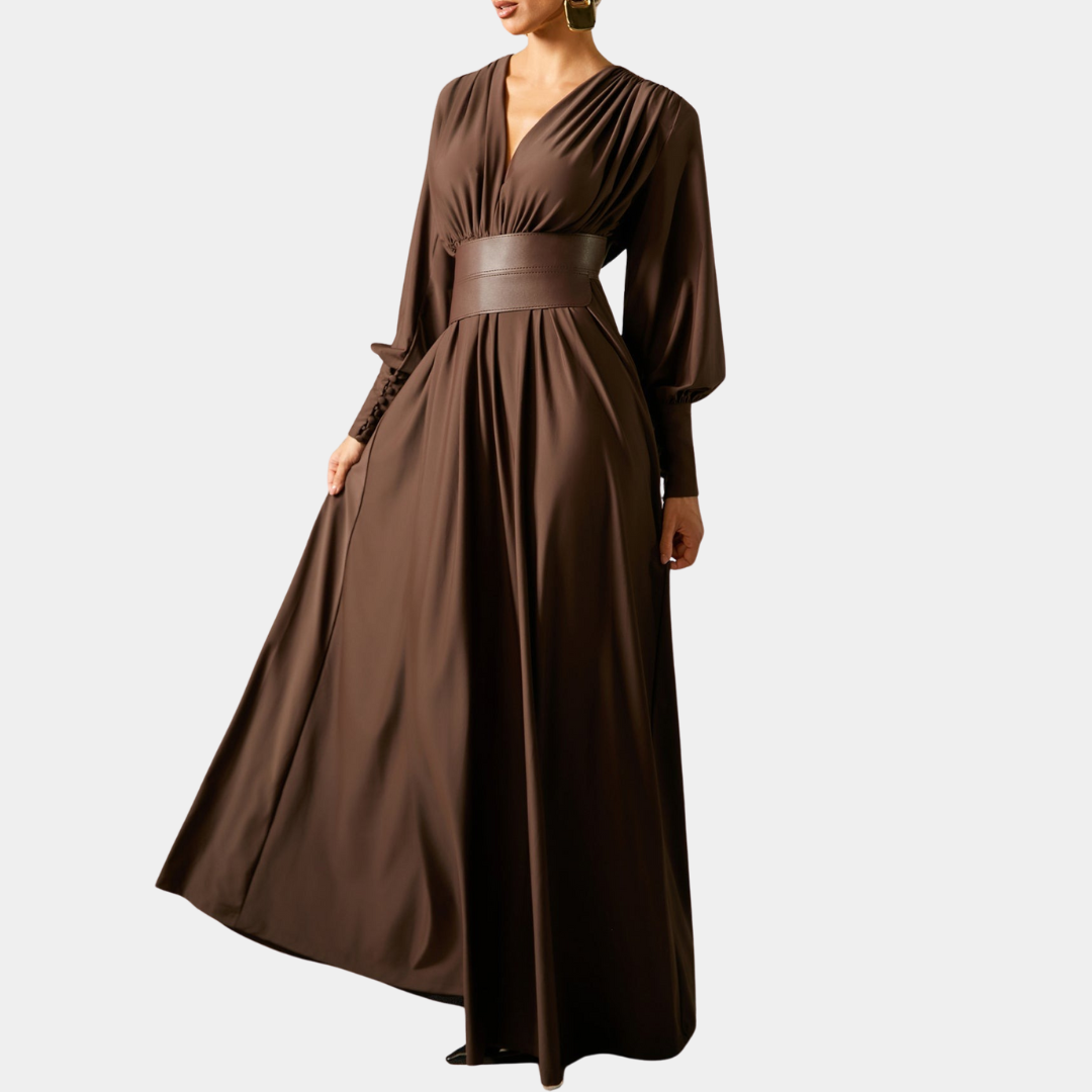 Murphy Mode Studio | Brown Maxi Dress