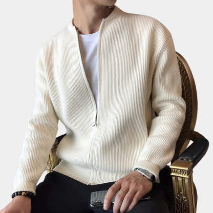 Murphy Mode | Men’s Knitted Zipper Cardigan