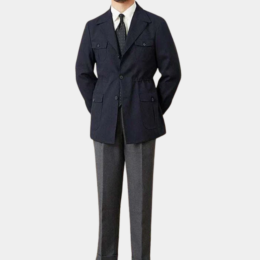 Murphy Mode | Men’s Linen Blend Casual Coat