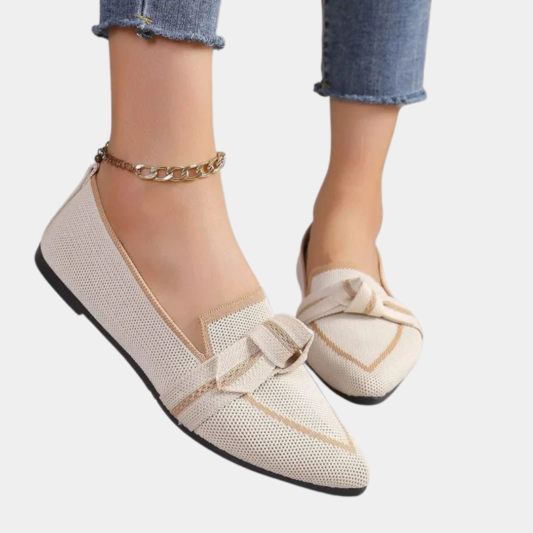 Murphy Mode | Women’s Slip-On Bow Tie Mesh Shoes
