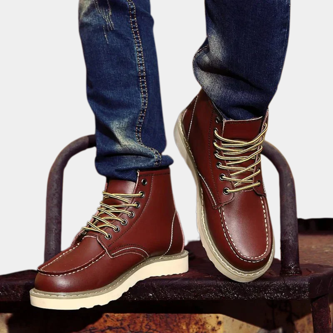 Murphy Mode | Men’s Lace-Up Moc Toe Boots