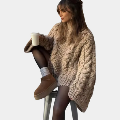 Murphy Mode | Women’s Round Neck Knitted Comfort Sweater