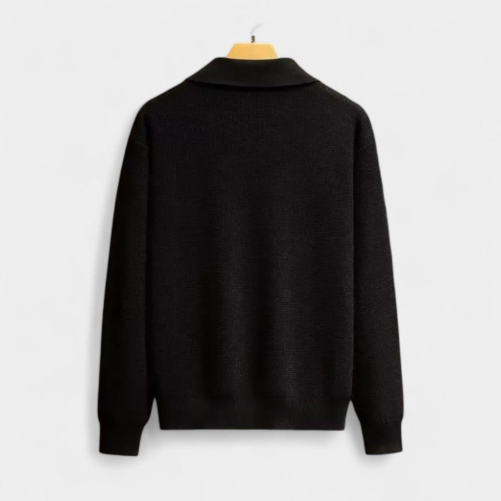 Murphy Mode | Men’s Knitted Polo Sweater