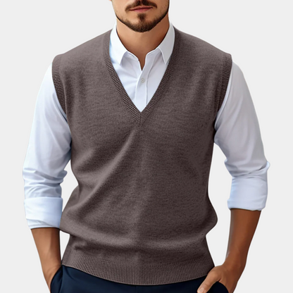 Murphy Mode | Men’s V-Neck Sleeveless Sweater