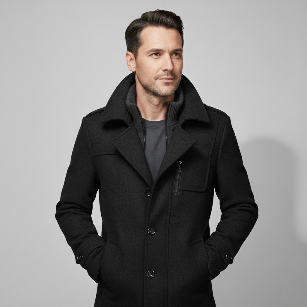 Murphy Mode | Men’s Wool Blend Coat Jacket