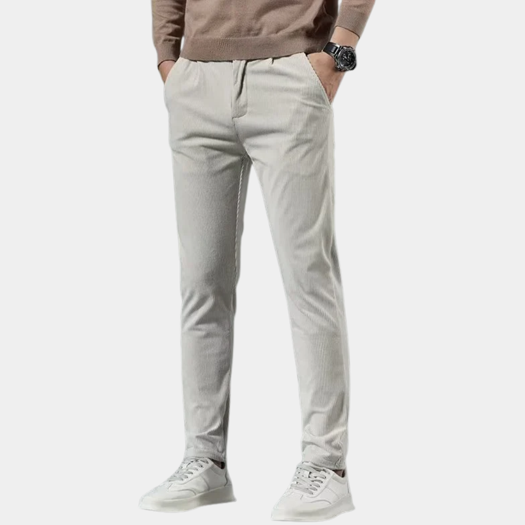 Murphy Mode | Men’s Corduroy Straight Slim Fit Pants