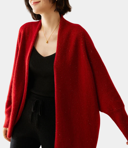Murphy Mode | Women’s 100% Cashmere Shawl Sweater