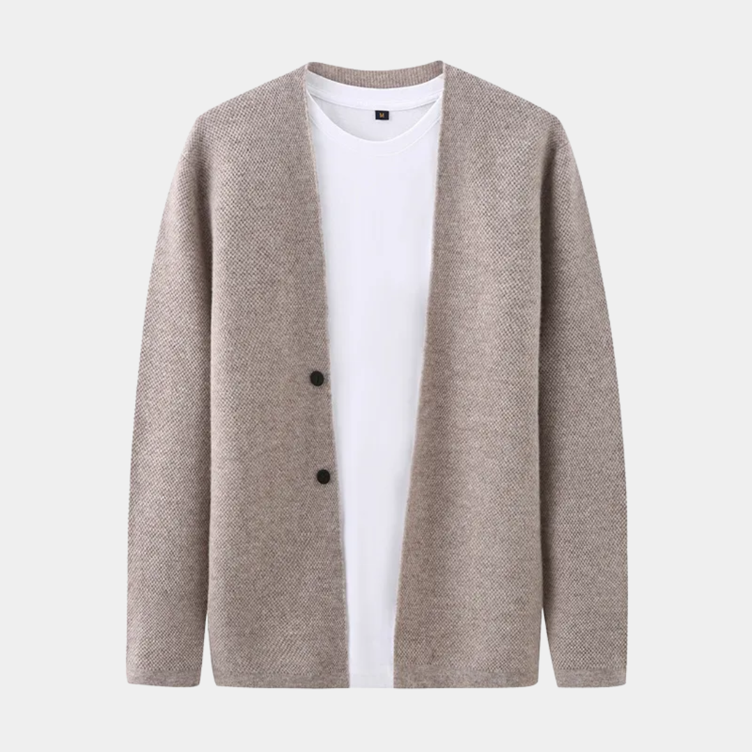 Murphy Mode | Men’s Casual Wool Sweater Double Button Cardigan Coat