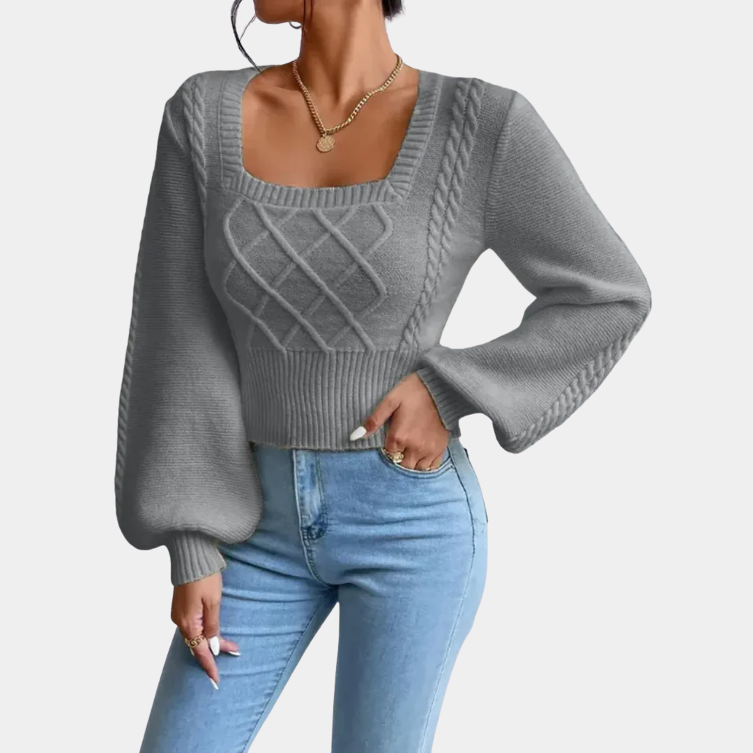 Murphy Mode | Women’s Square Collar Sweater