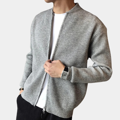 Murphy Mode | Men’s Knitted Zipper Cardigan
