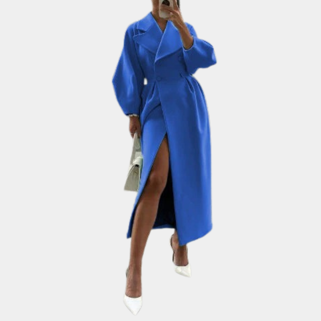 Murphy Mode | Women’s Court Lantern Sleeve Long Coat