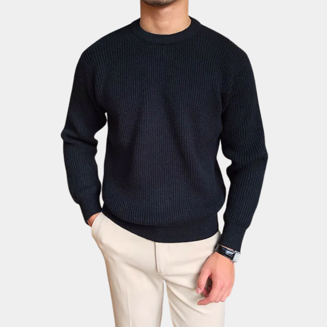 Murphy Mode | Men’s Knitted Round Neck Sweater