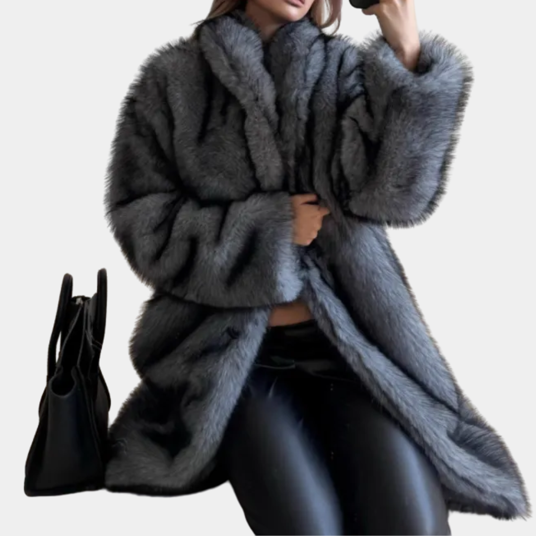 Murphy Mode Studio | Long Faux Fur Jacket Women