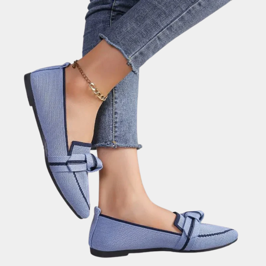 Murphy Mode | Women’s Slip-On Bow Tie Mesh Shoes