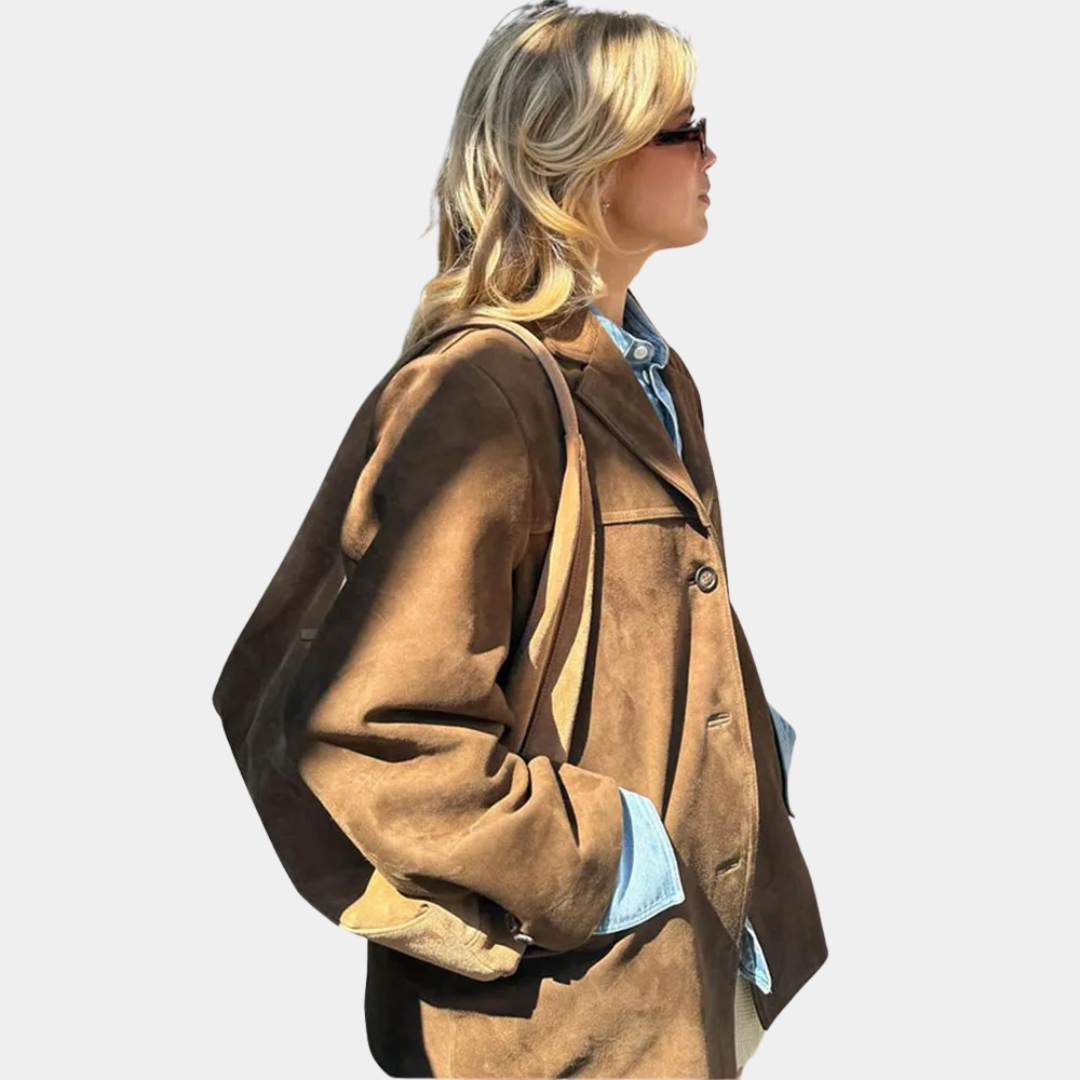 Murphy Mode | Women’s Retro Lapel Jacket with Pockets