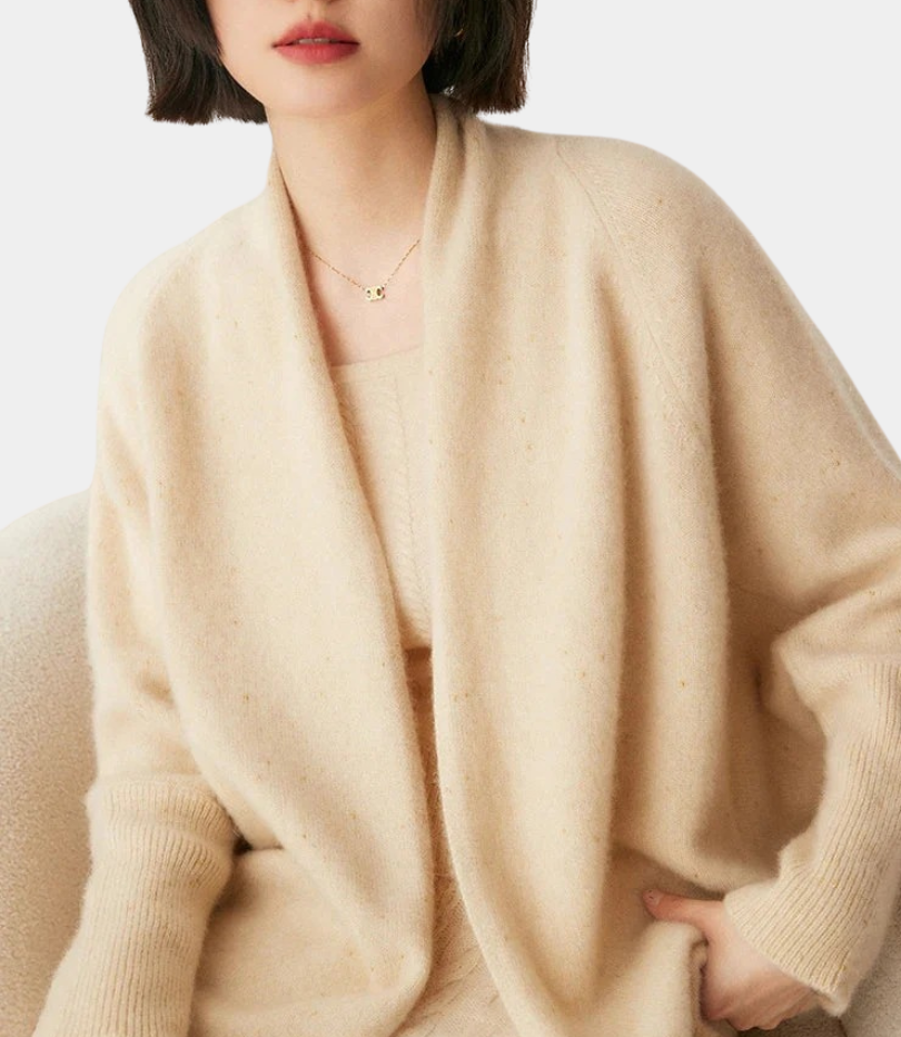 Murphy Mode | Women’s 100% Cashmere Shawl Sweater