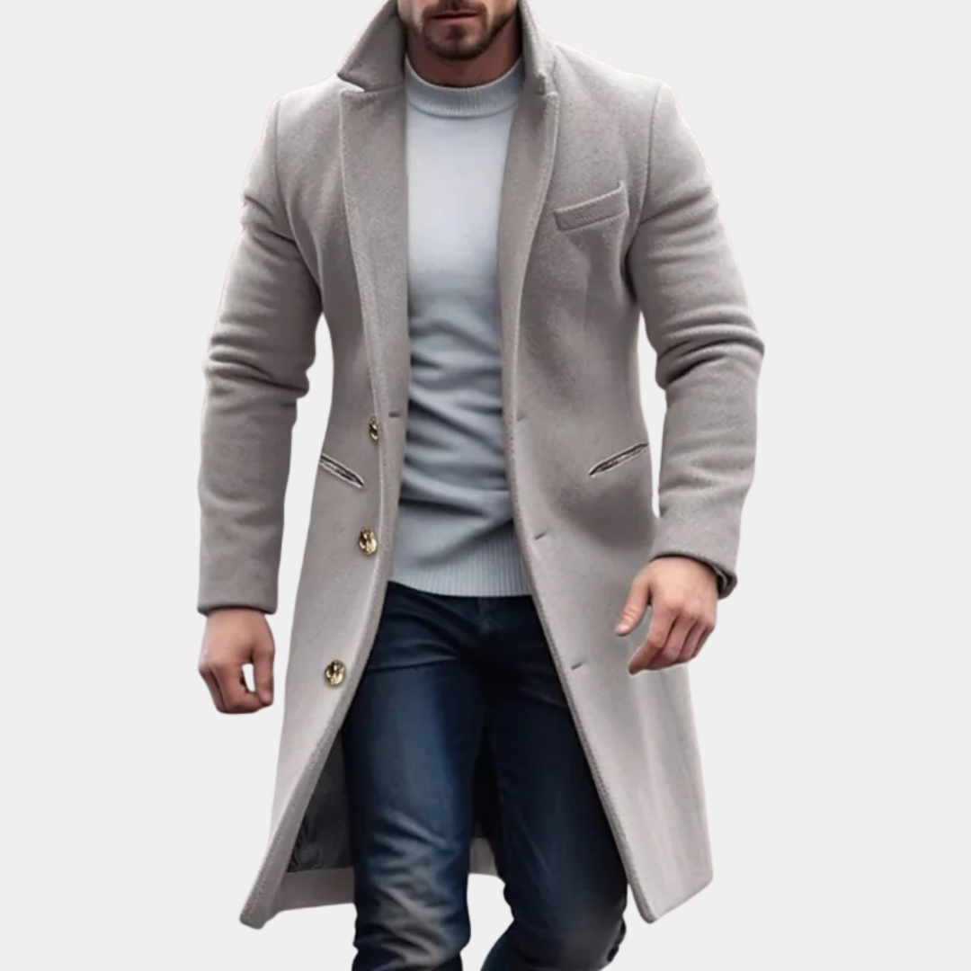 Murphy Mode | Men’s British Style Woolen Trench Coat