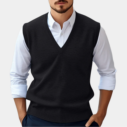 Murphy Mode | Men’s V-Neck Sleeveless Sweater