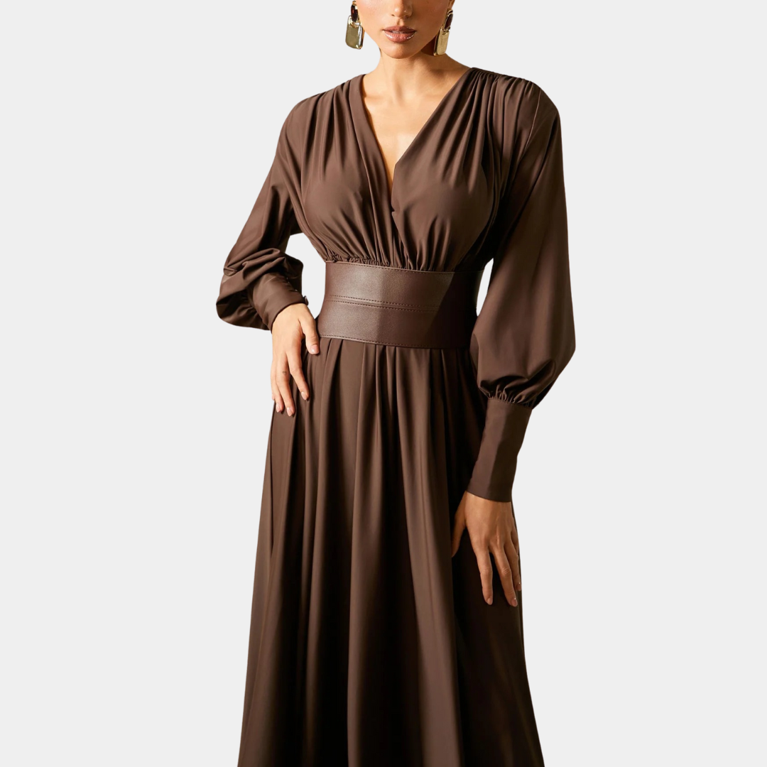 Murphy Mode Studio | Brown Maxi Dress