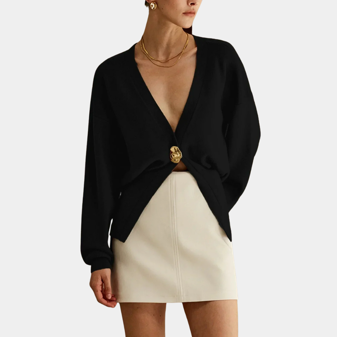 Murphy Mode | Women’s V-Neck Button Cardigan