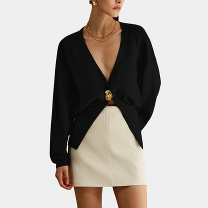 Murphy Mode | Women’s V-Neck Button Cardigan