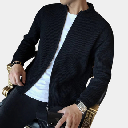Murphy Mode | Men’s Knitted Zipper Cardigan