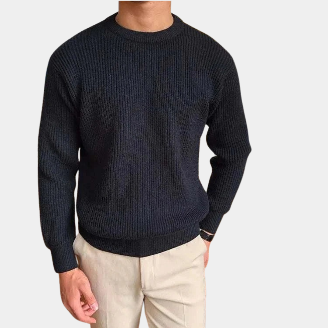 Murphy Mode | Men’s Knitted Round Neck Sweater