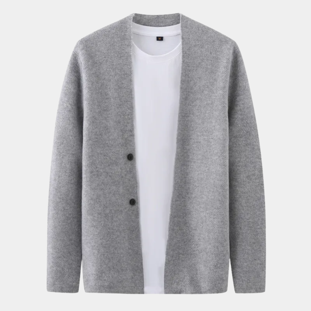Murphy Mode | Men’s Casual Wool Sweater Double Button Cardigan Coat