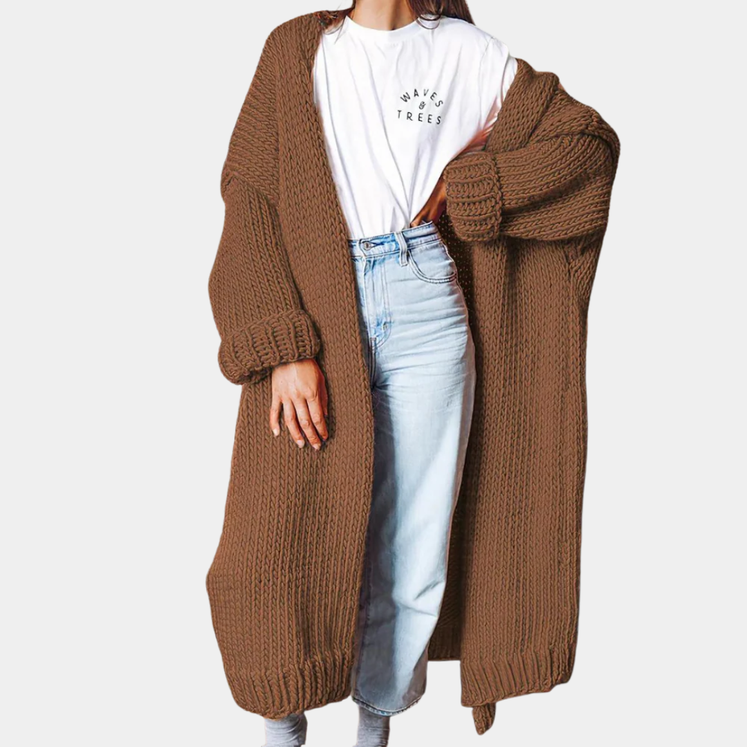 Murphy Mode | Women’s Long Loose Knit Cardigan