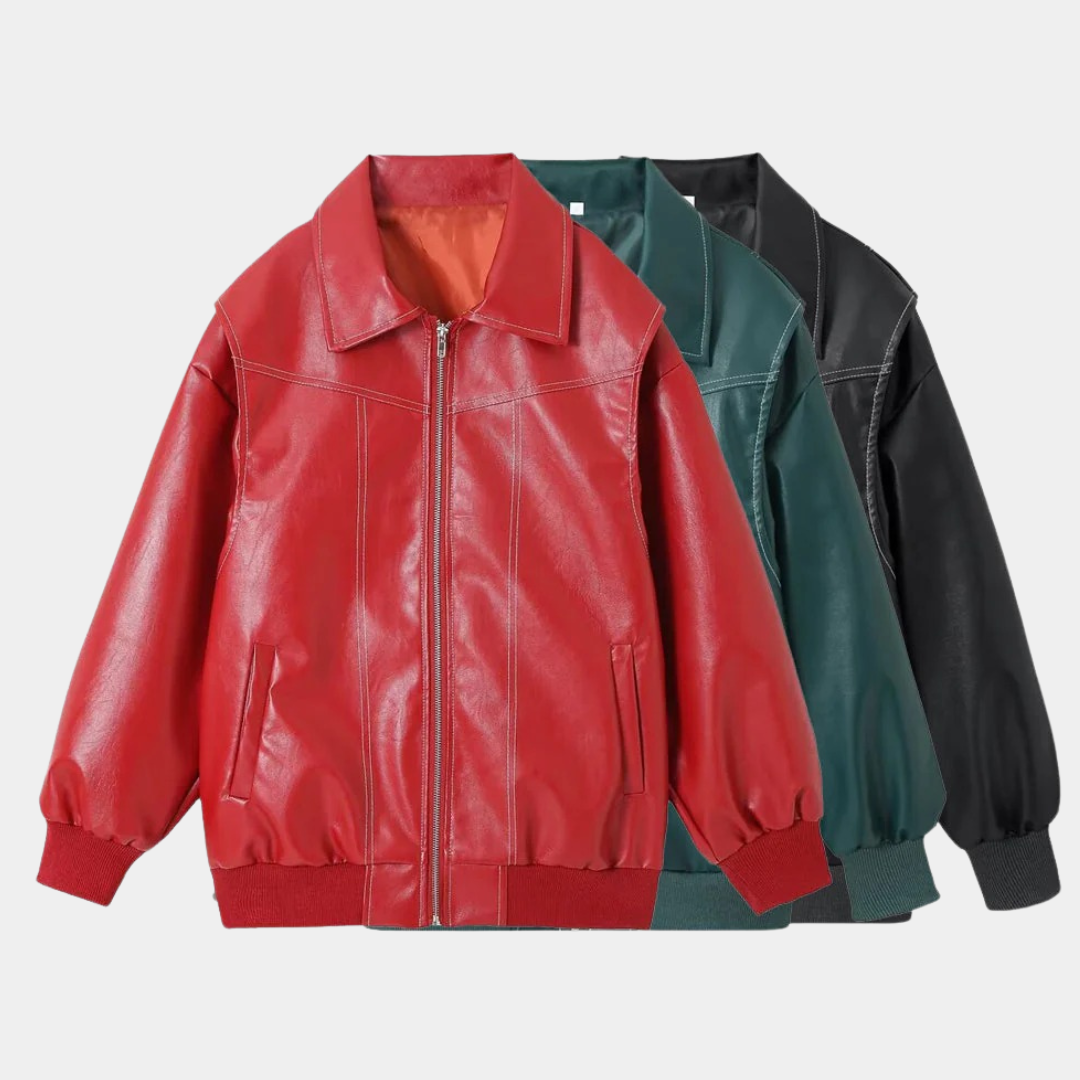 Murphy Mode | Women’s Leather Bomber Jacket