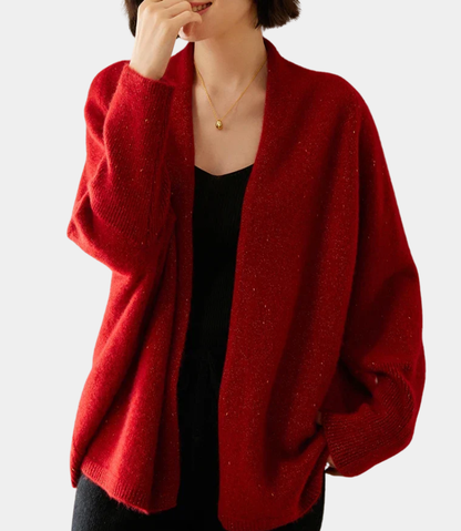 Murphy Mode | Women’s 100% Cashmere Shawl Sweater
