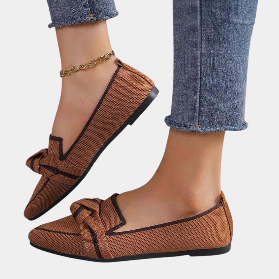 Murphy Mode | Women’s Slip-On Bow Tie Mesh Shoes