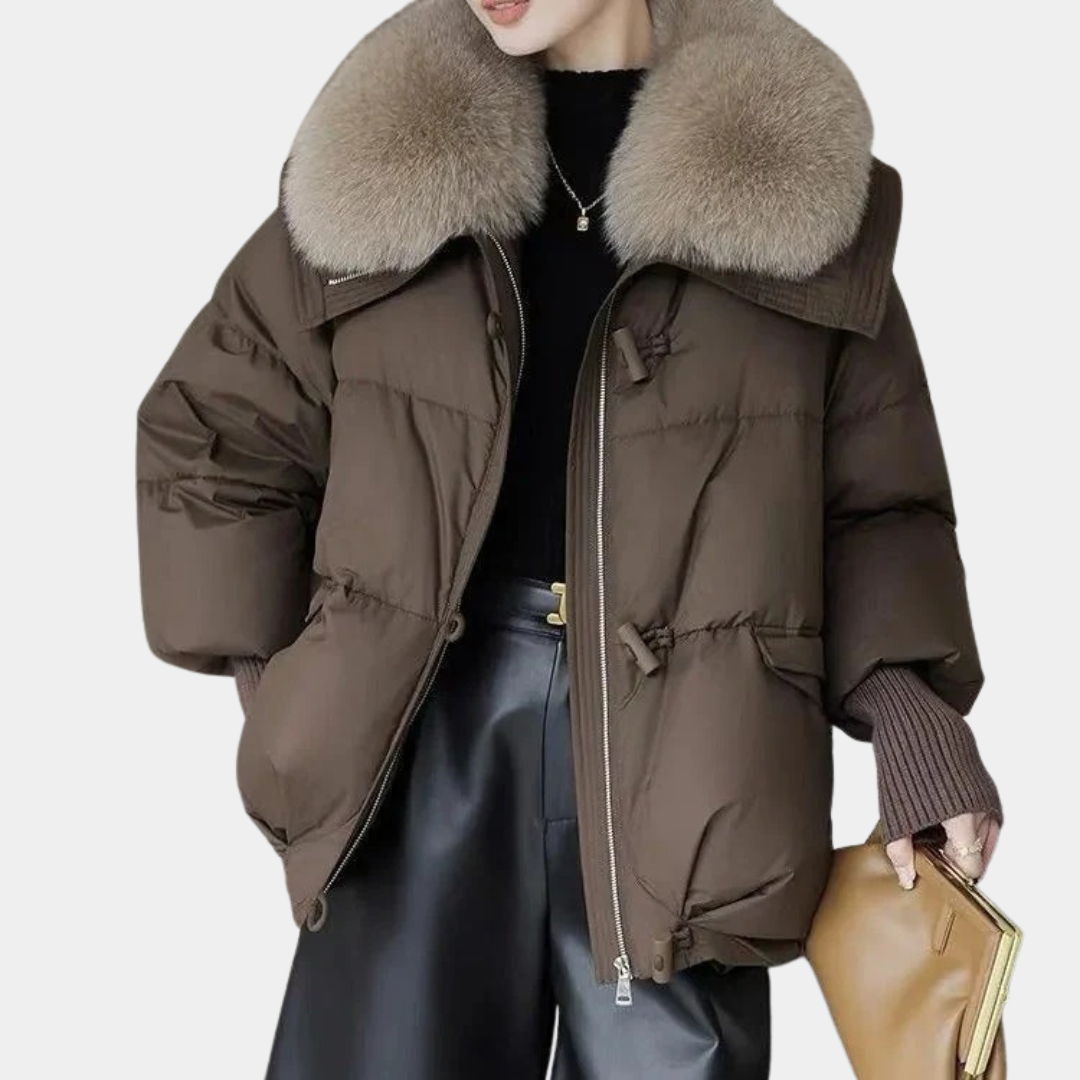 Murphy Mode | Women’s Down Cotton-Padded Fur Collar Winter Jacket