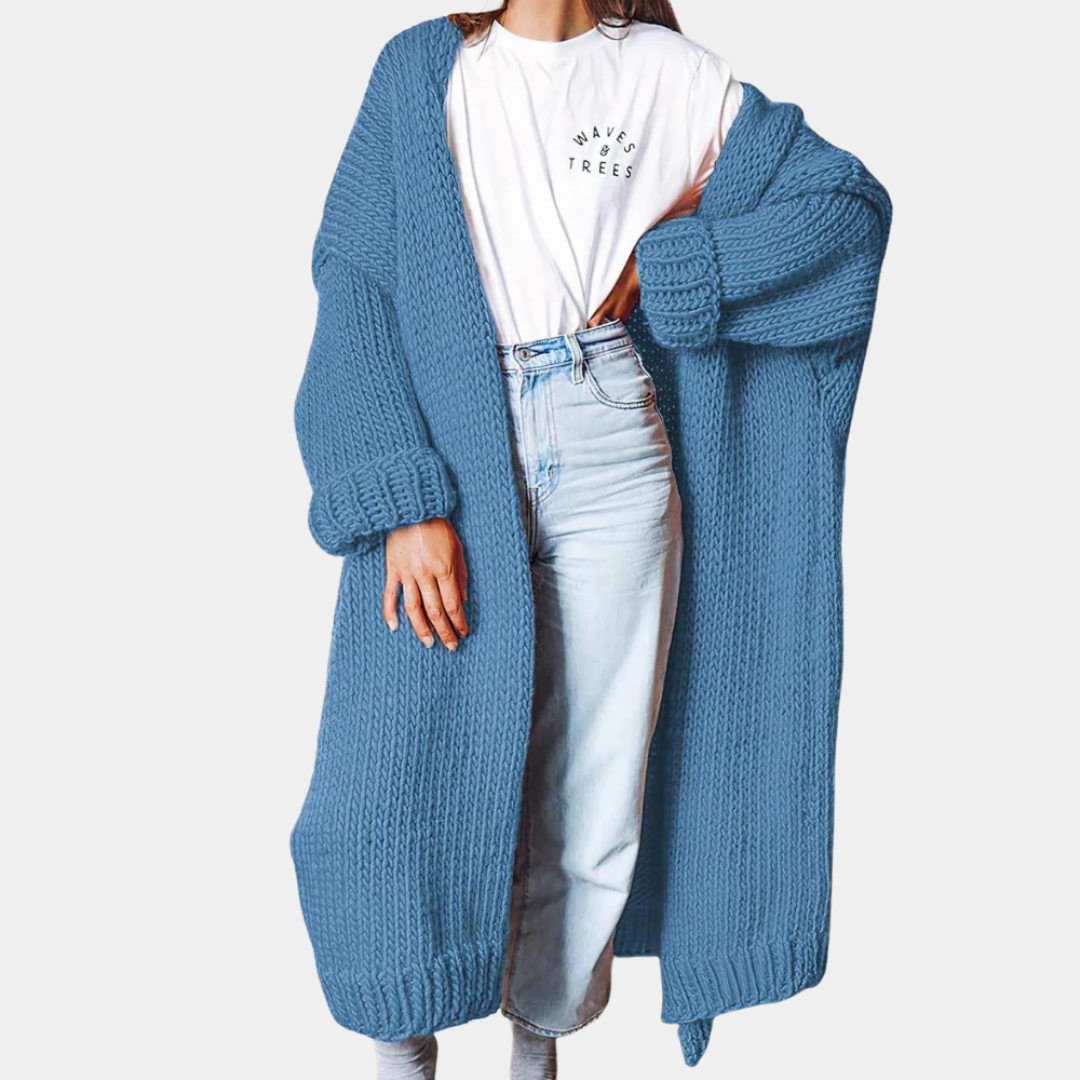 Murphy Mode | Women’s Long Loose Knit Cardigan
