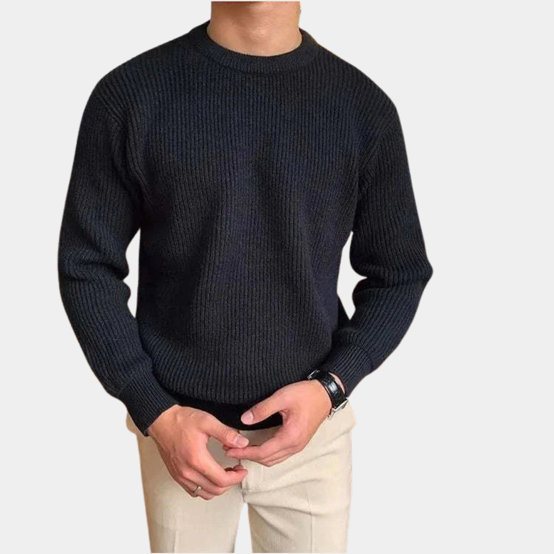 Murphy Mode | Men’s Knitted Round Neck Sweater