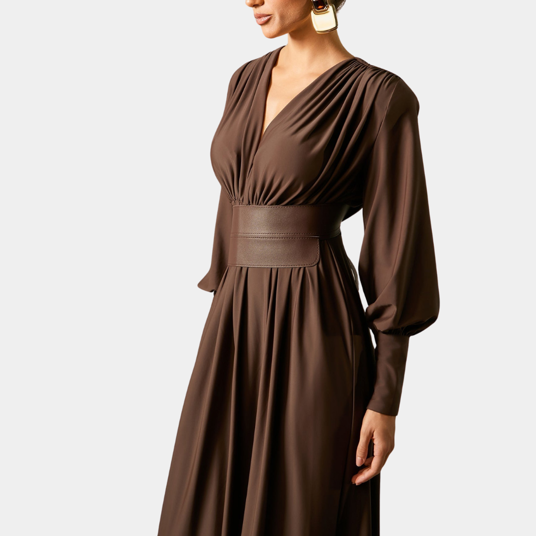 Murphy Mode Studio | Brown Maxi Dress