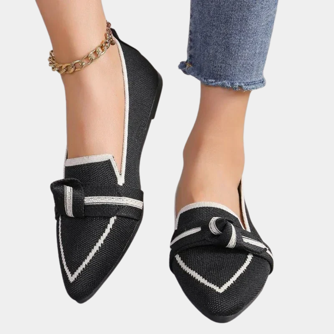 Murphy Mode | Women’s Slip-On Bow Tie Mesh Shoes