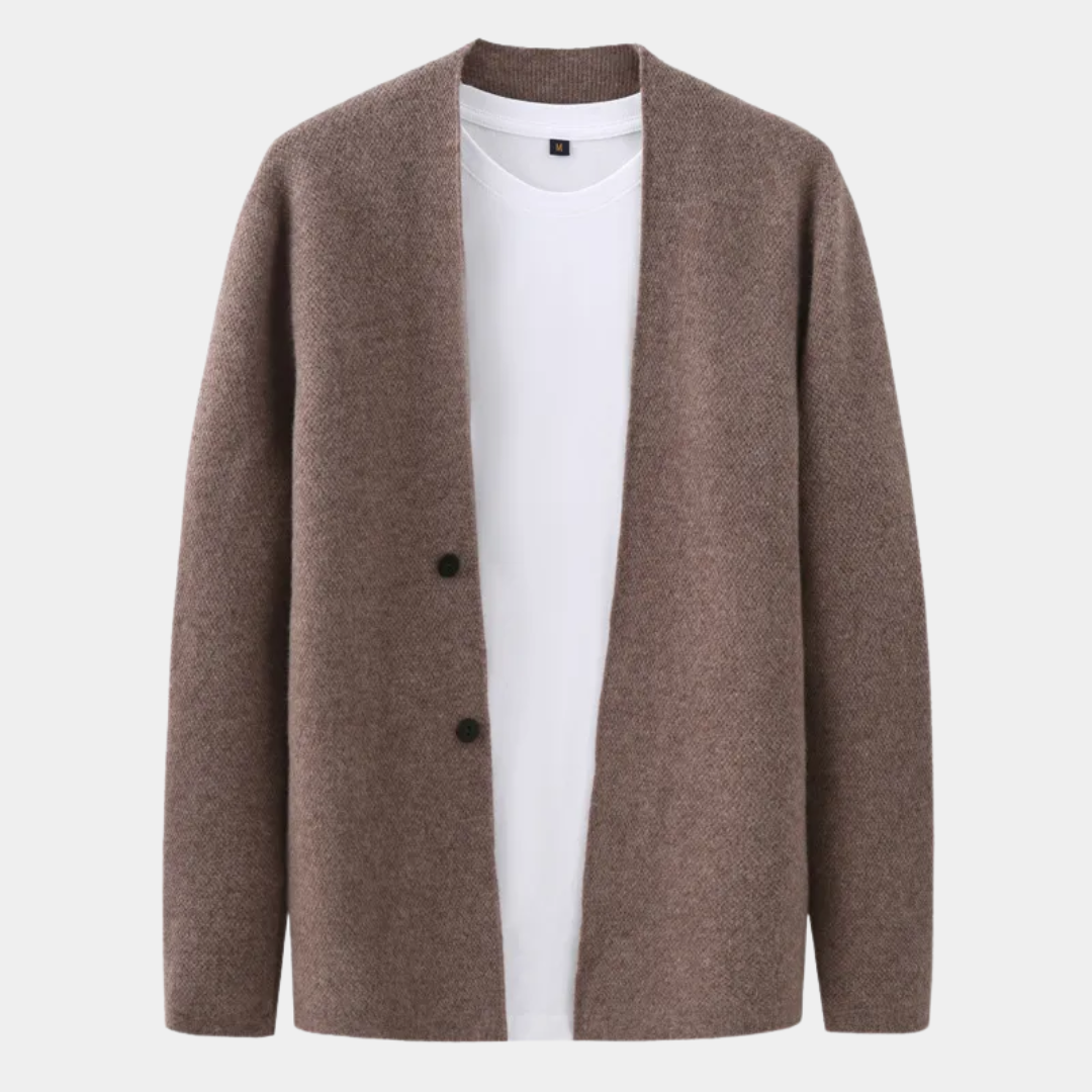Murphy Mode | Men’s Casual Wool Sweater Double Button Cardigan Coat