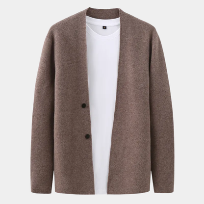 Murphy Mode | Men’s Casual Wool Sweater Double Button Cardigan Coat