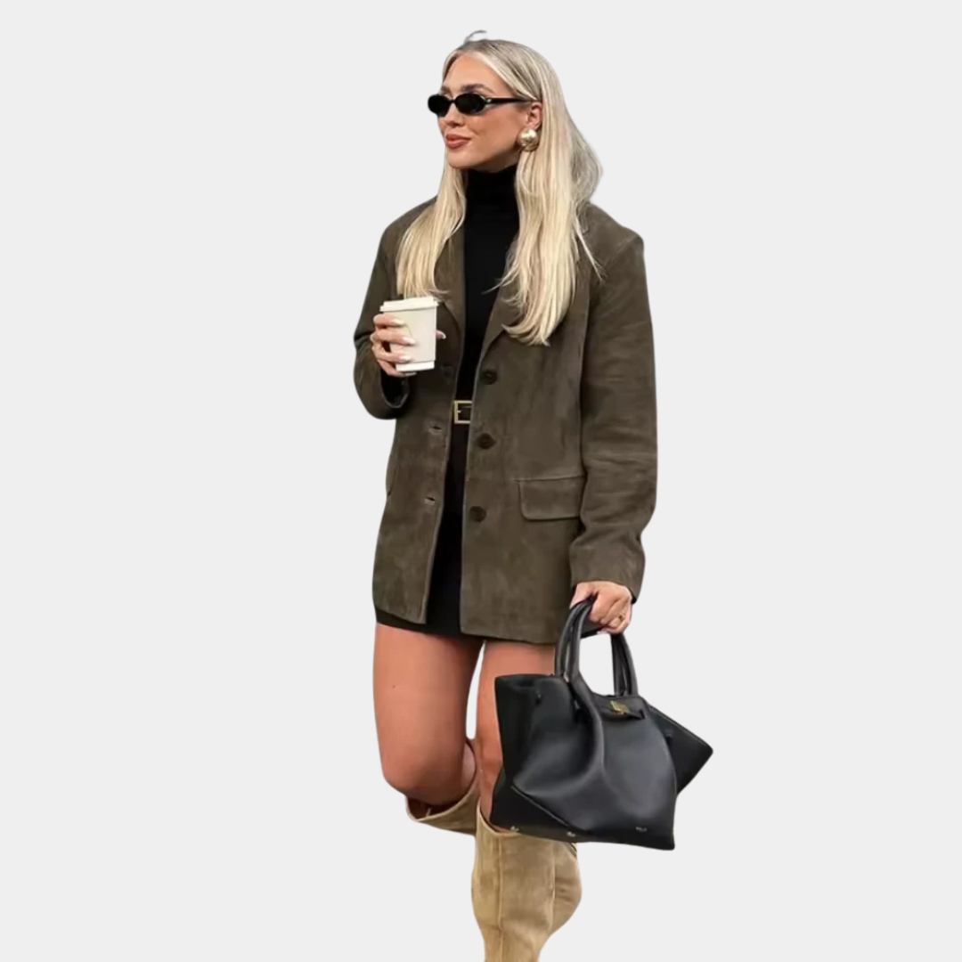 Murphy Mode | Women’s Retro Lapel Jacket with Pockets