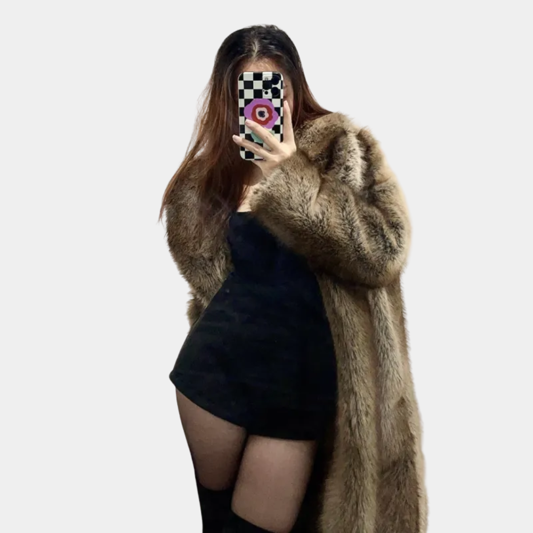 Murphy Mode Studio | Long Faux Fur Jacket Women