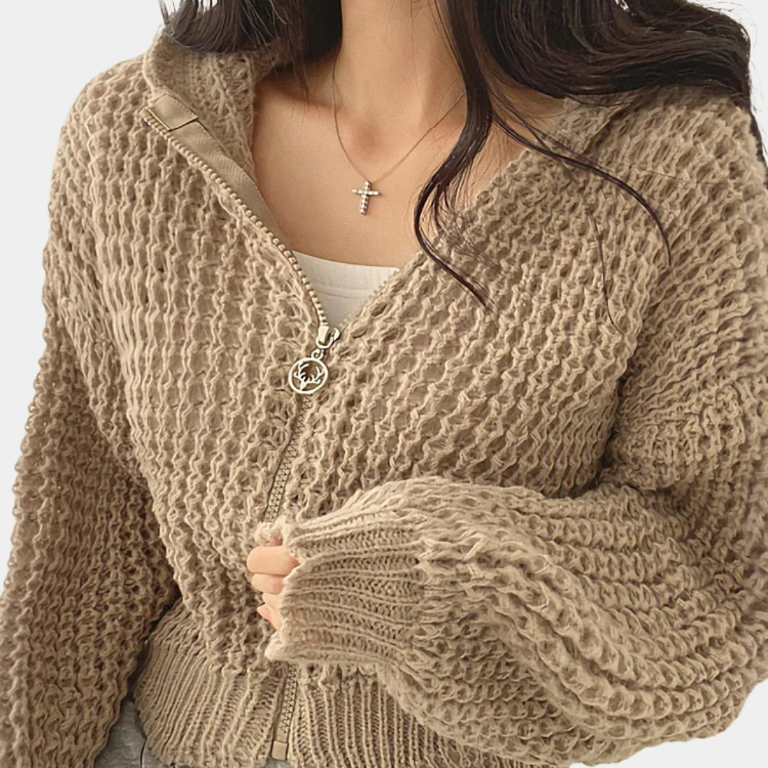 Murphy Mode | Women’s Hooded Cropped Sweater