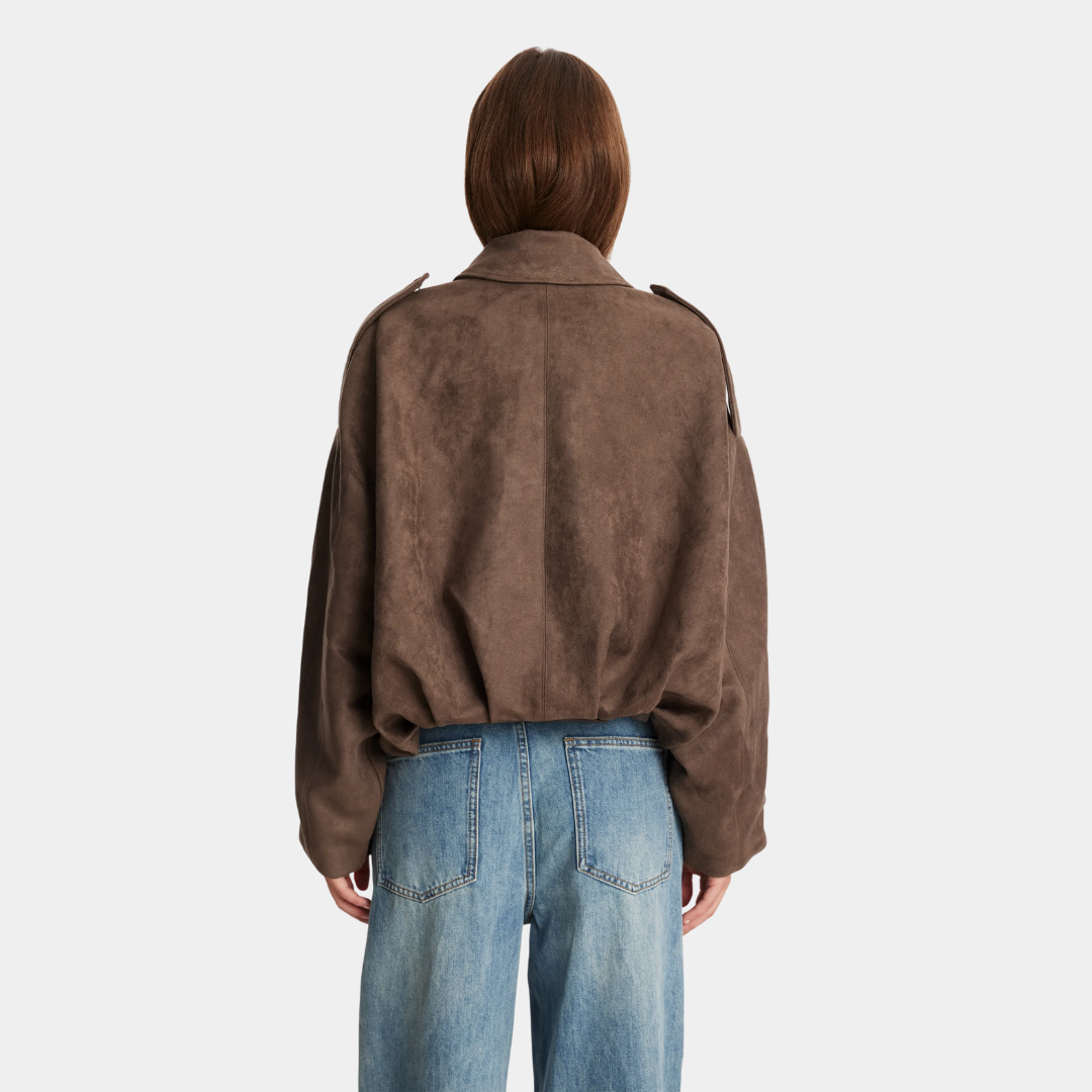 Murphy Mode | Women’s Suede Bomber Jacket