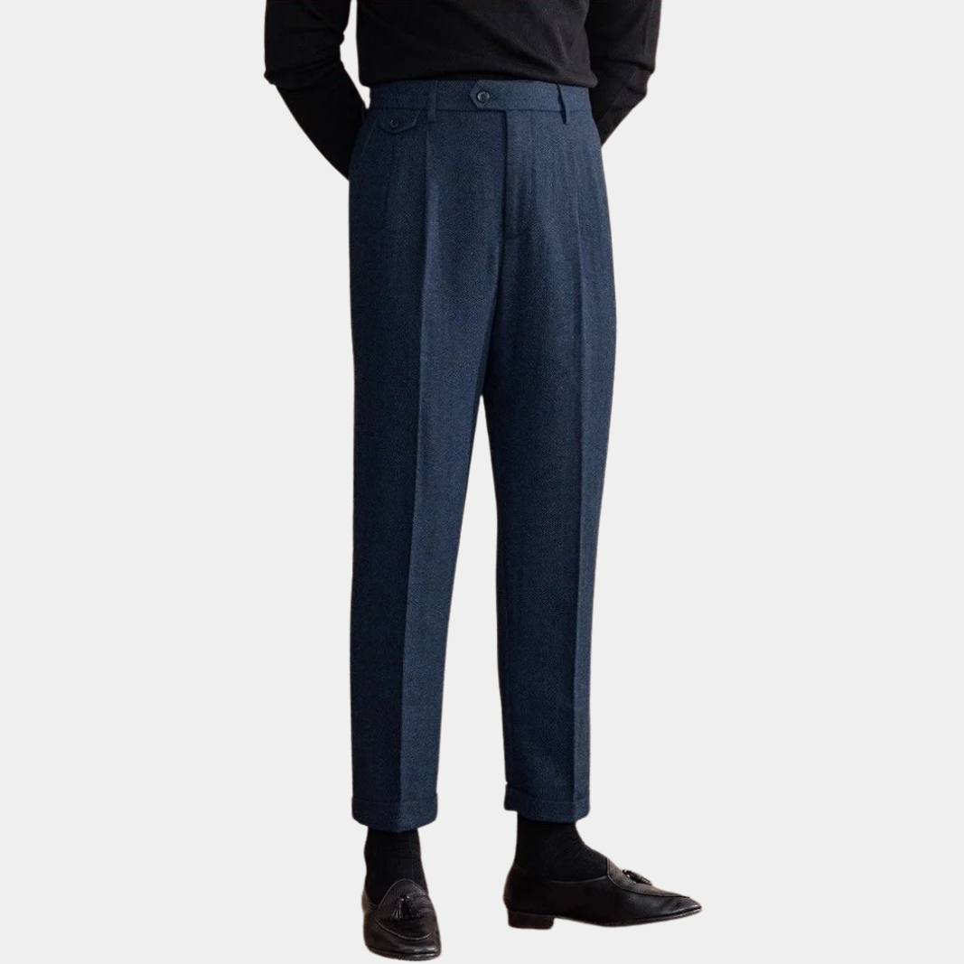 Murphy Mode Studio | Men Dress Trousers Straight Leg Formal Business Suit