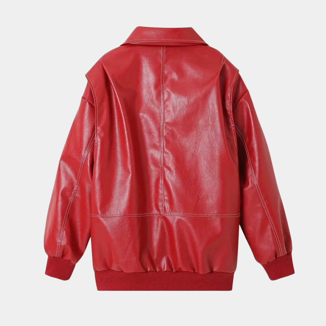 Murphy Mode | Women’s Leather Bomber Jacket