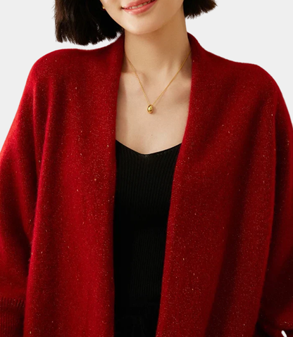 Murphy Mode | Women’s 100% Cashmere Shawl Sweater
