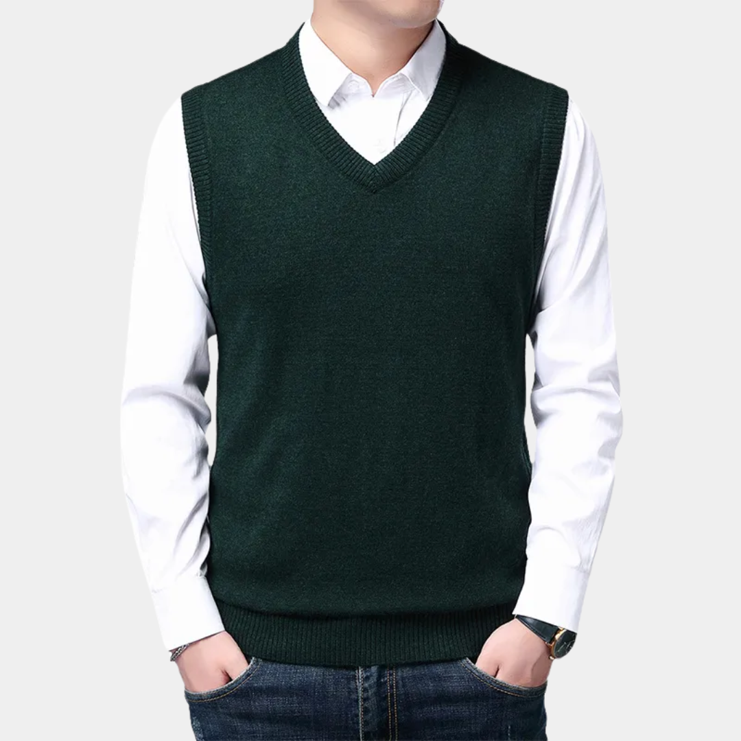 Murphy Mode | Men’s V-Neck Sleeveless Sweater