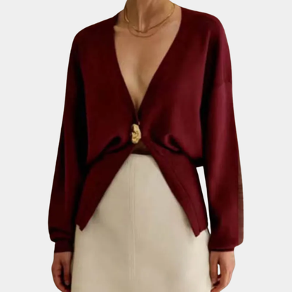 Murphy Mode | Women’s V-Neck Button Cardigan