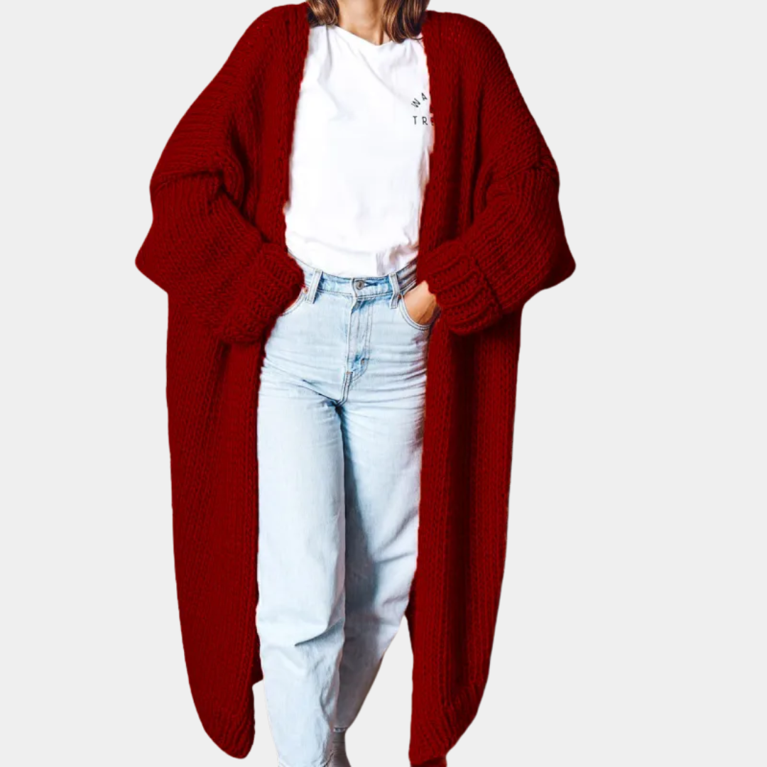 Murphy Mode | Women’s Long Loose Knit Cardigan