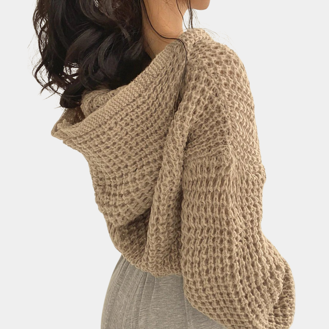 Murphy Mode | Women’s Hooded Cropped Sweater